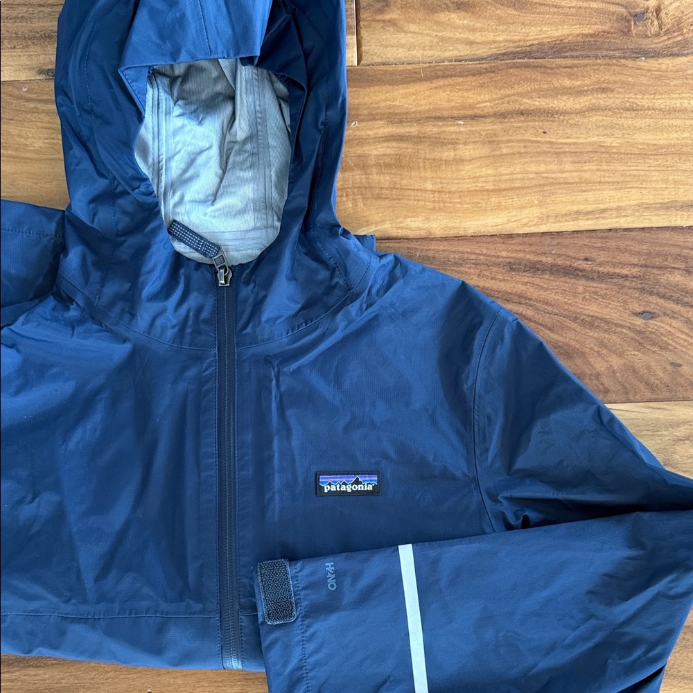 Patagonia Kids' Torrentshell 3L Rain Jacket - Navy (L)